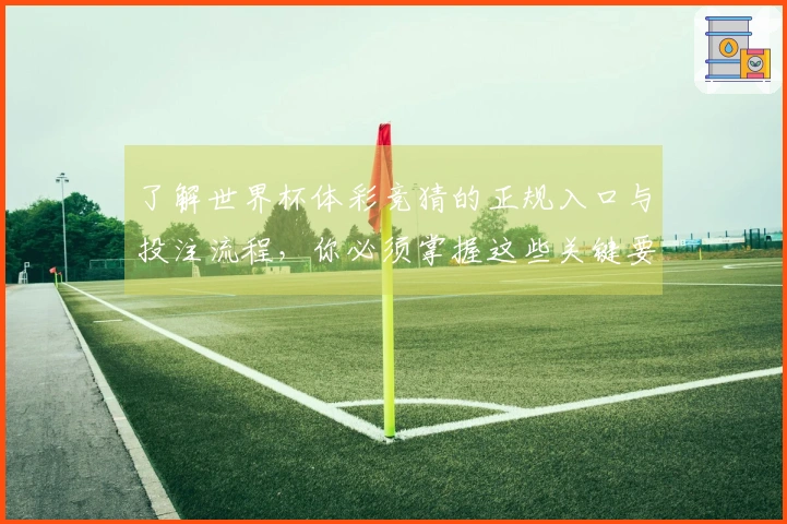 了解世界杯体彩竞猜的正规入口与投注流程，你必须掌握这些关键要点